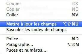 Mettre à jour votre table des matières sur Microsoft Word - Les conseils de Imprimer mon livre