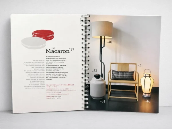 Impression de livre avec reliure anneaux métalliques Wire-O