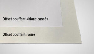 Papier bouffant blanc cassé ou ivoire ?