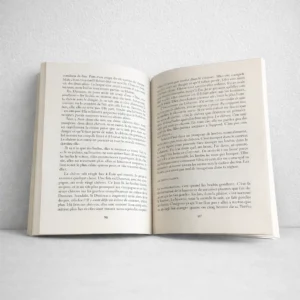 Impression roman pages intérieures